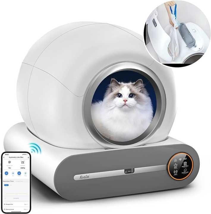 CAJA ARENERO AUTOMATICO GATOS 2025😻